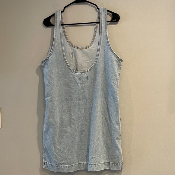 Universal Thread Light Blue Denim Sleeveless Dress - Picture 4 of 6